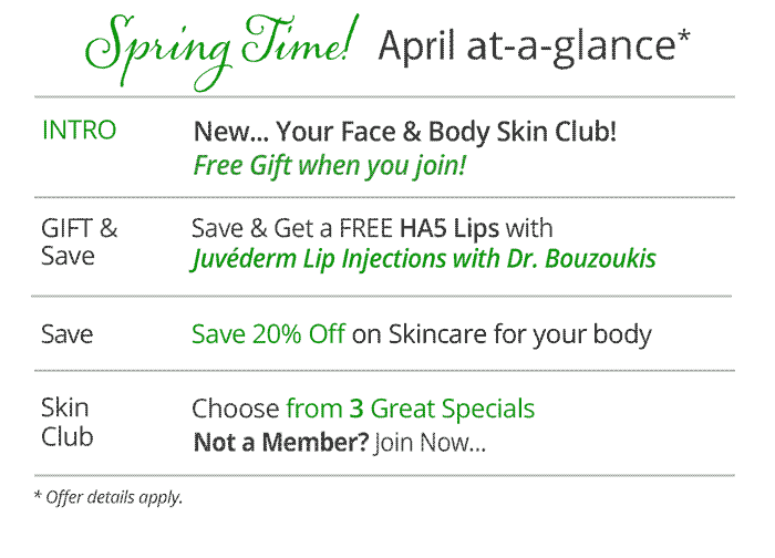 April Specials at Rejuvent Scottsdale